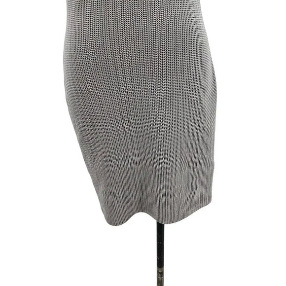 Reiss Marte Textured Sheath Dress Tweed Blue Gray Sleeveless Size US 6 - Picture 6 of 12